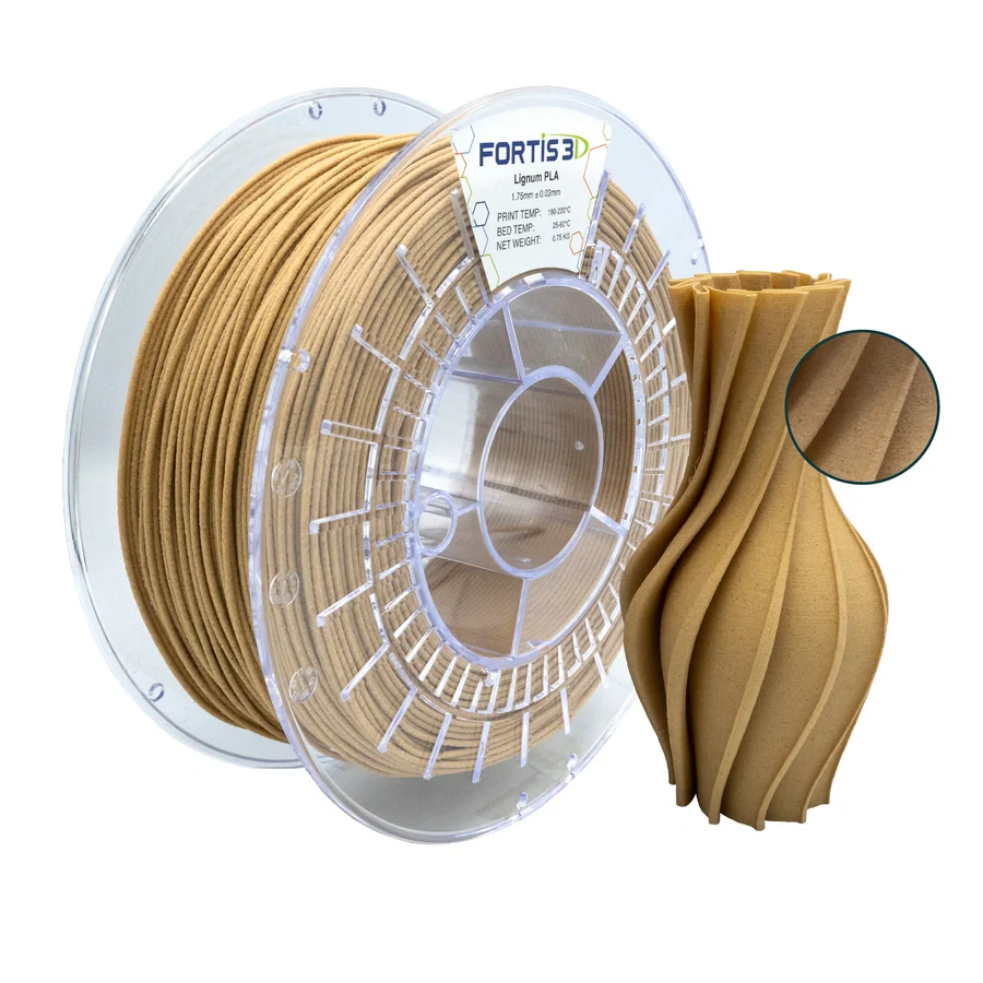 Fortis3D Lignum PLA .75KG Pine