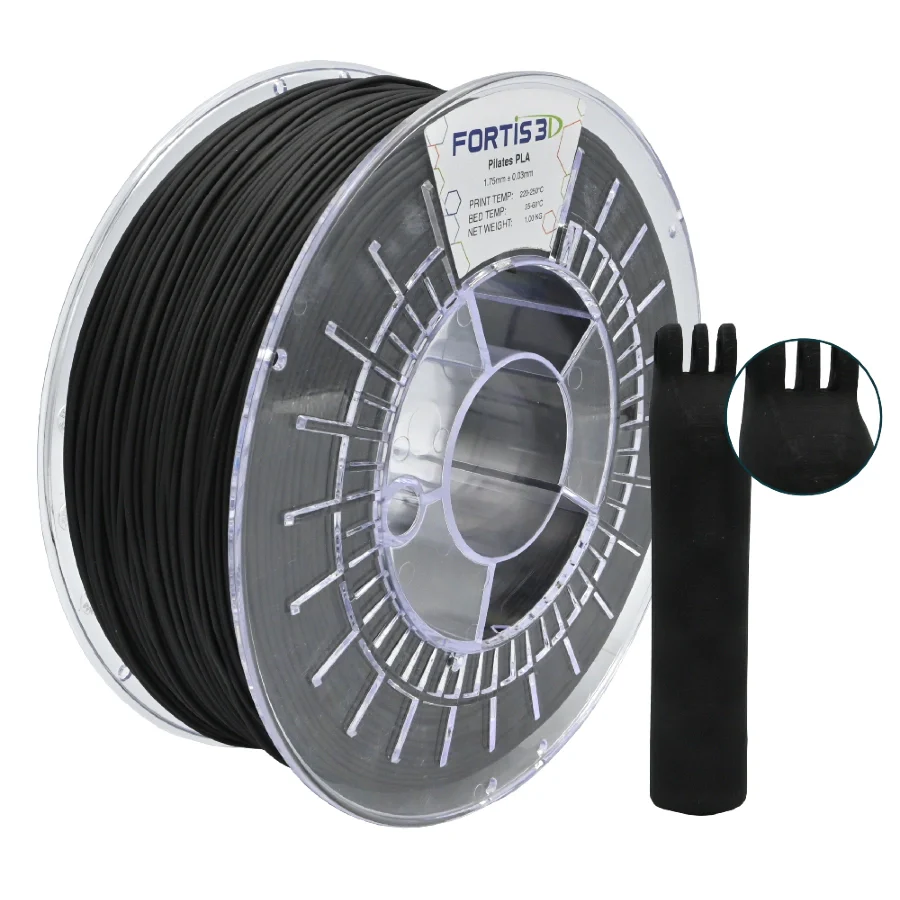 Fortis3D Pilates PLA 1KG Black